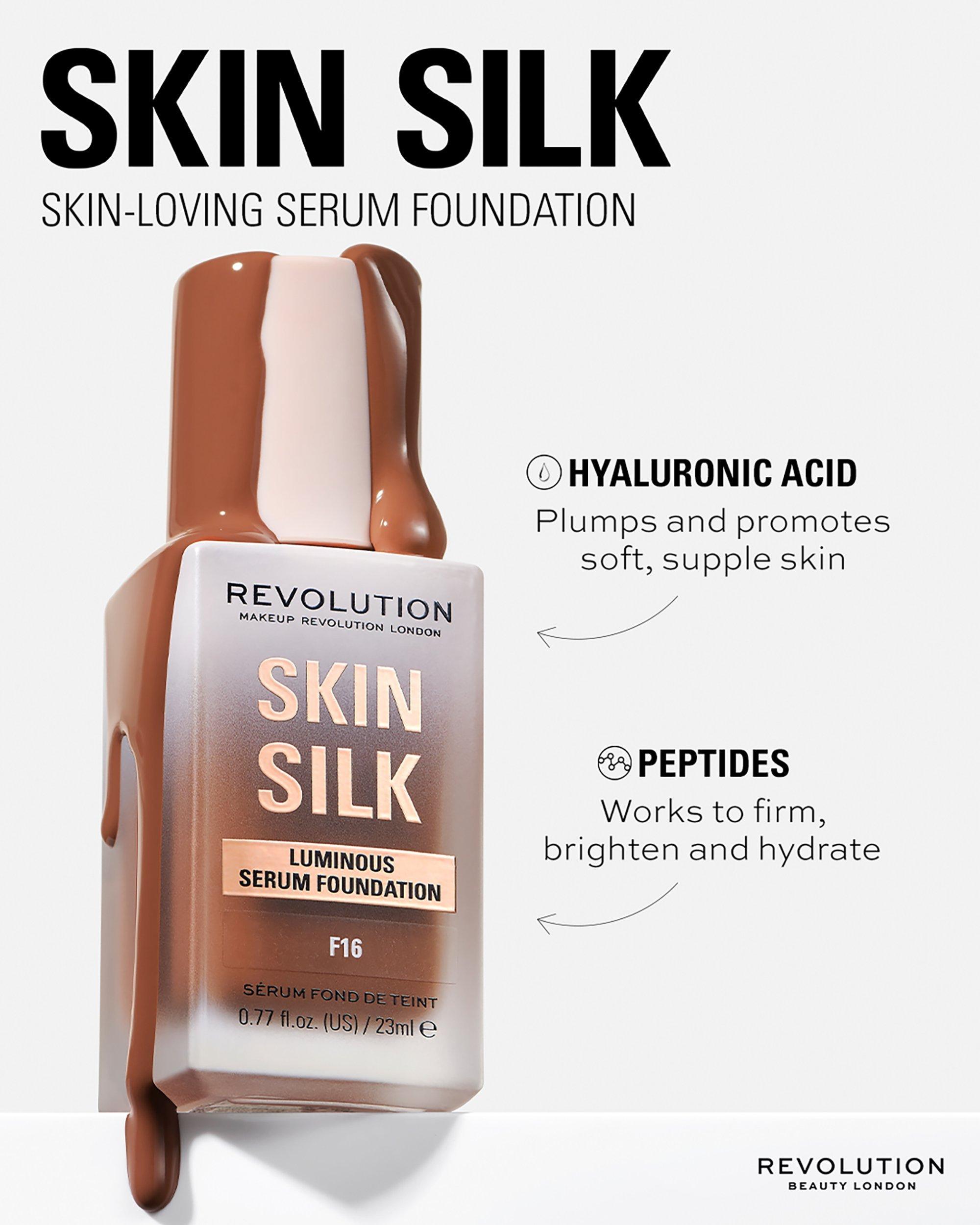 

Тональный крем-сыворотка Skin Silk Revolution Beauty, F10.9W (Tan skin tone, warm golden undertone)