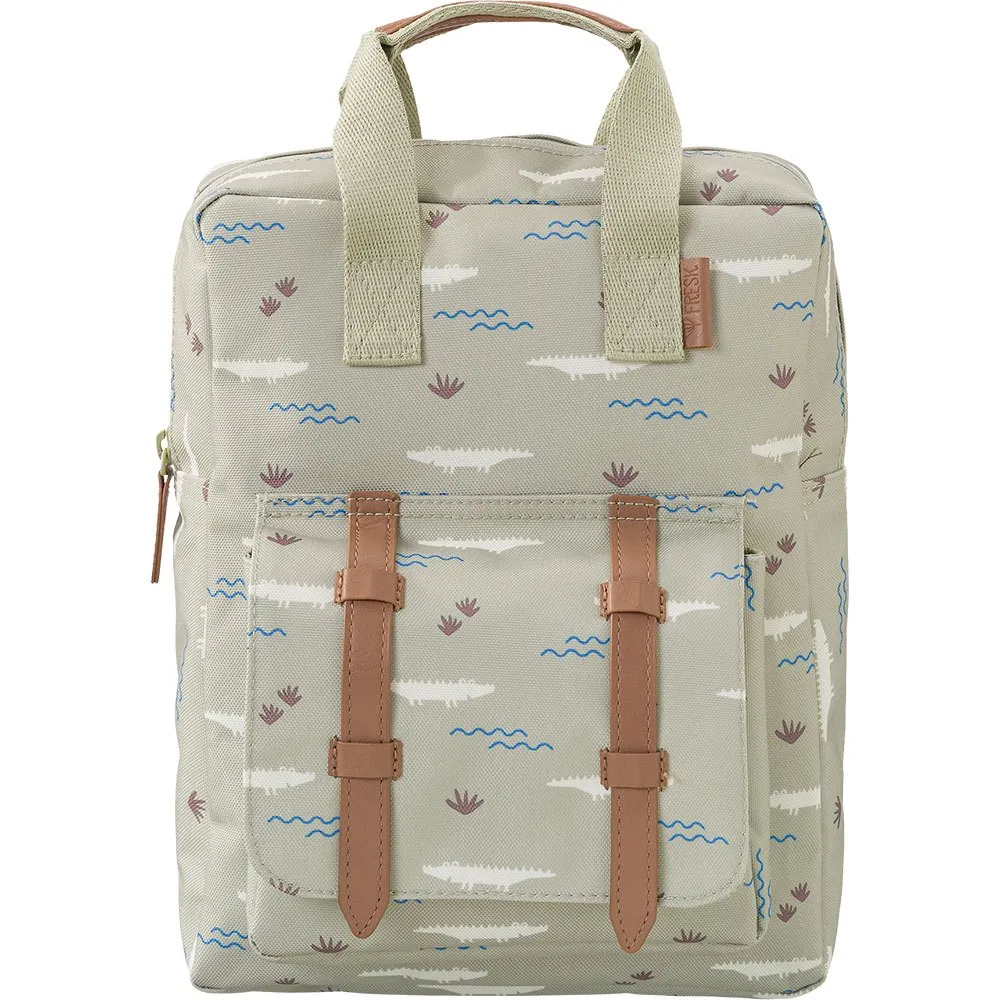 

Мини-рюкзак Fresk Crocodile, бежевый