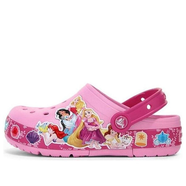 

Кроссовки fun lab princess band light clogs 'pink' Crocs, розовый