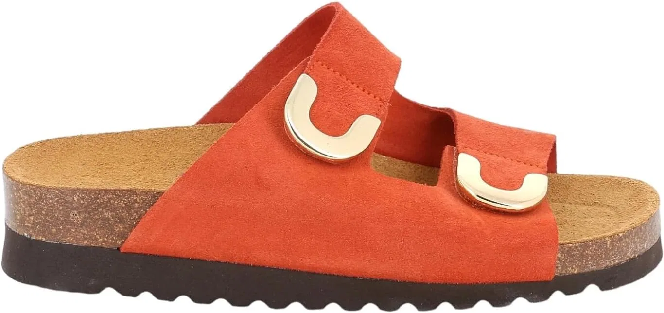 Grunland, HOLA CB2257 Кожаные сандалии, Brick Red