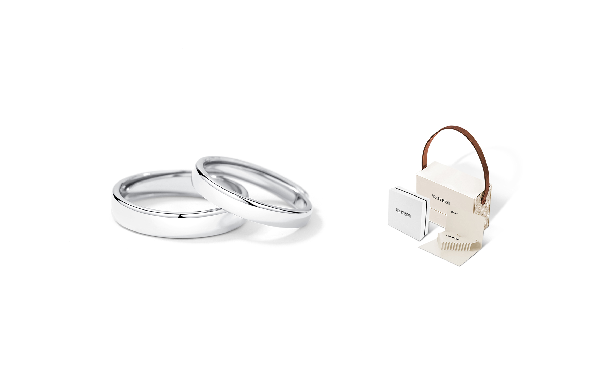 

Регулируемое, классический вневременной нишевый дизайн, премиальное кольцо для пар, модный люксовый унисекс HOLLY RYAN