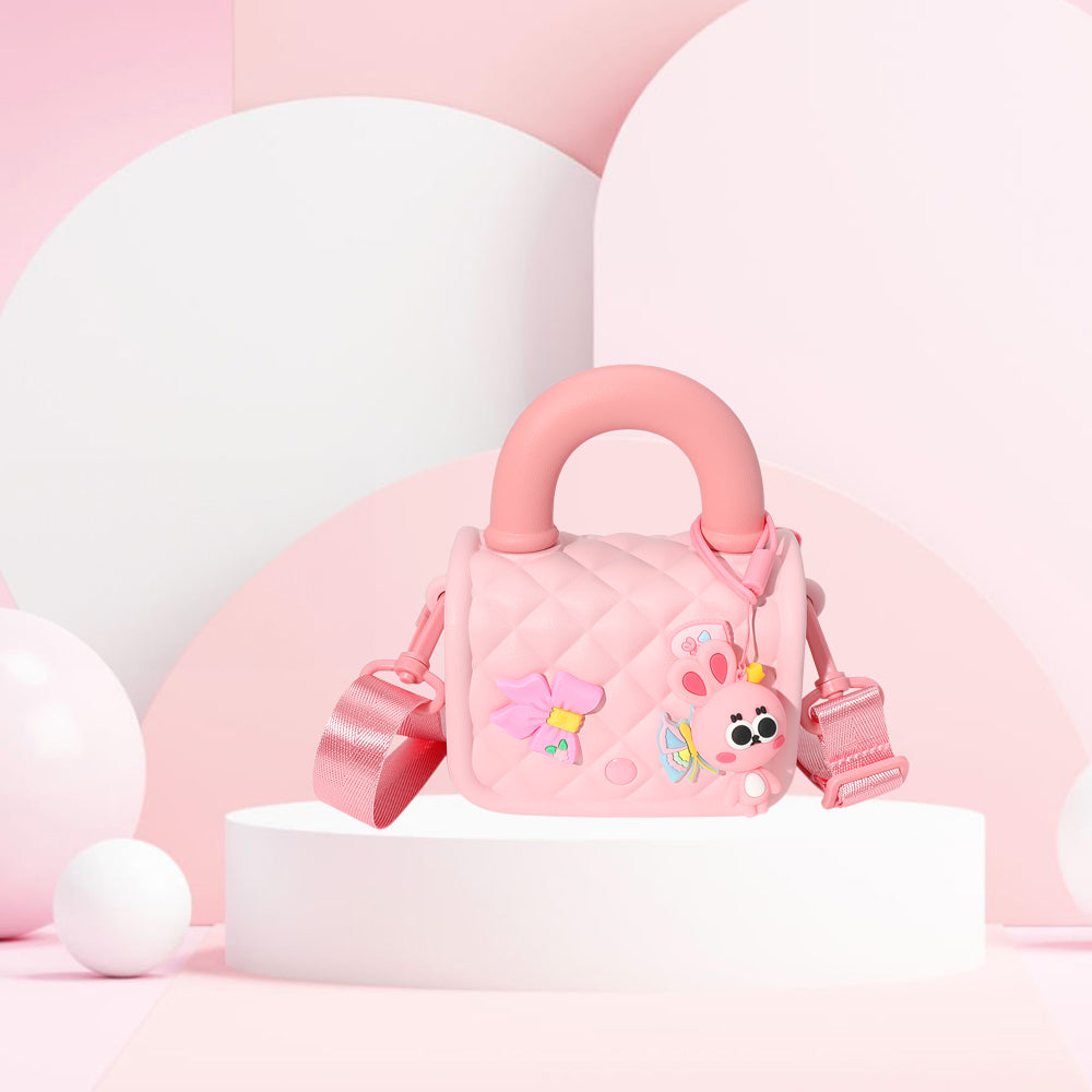 

Детский миниатюрный шарм-кроссбоди FASHNZFAB, розовый