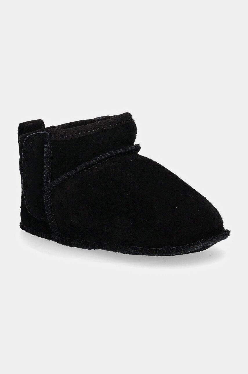 

Кожаные замшевые угги для новорожденных BABY CLASSIC ULTRA MINI Ugg, черный