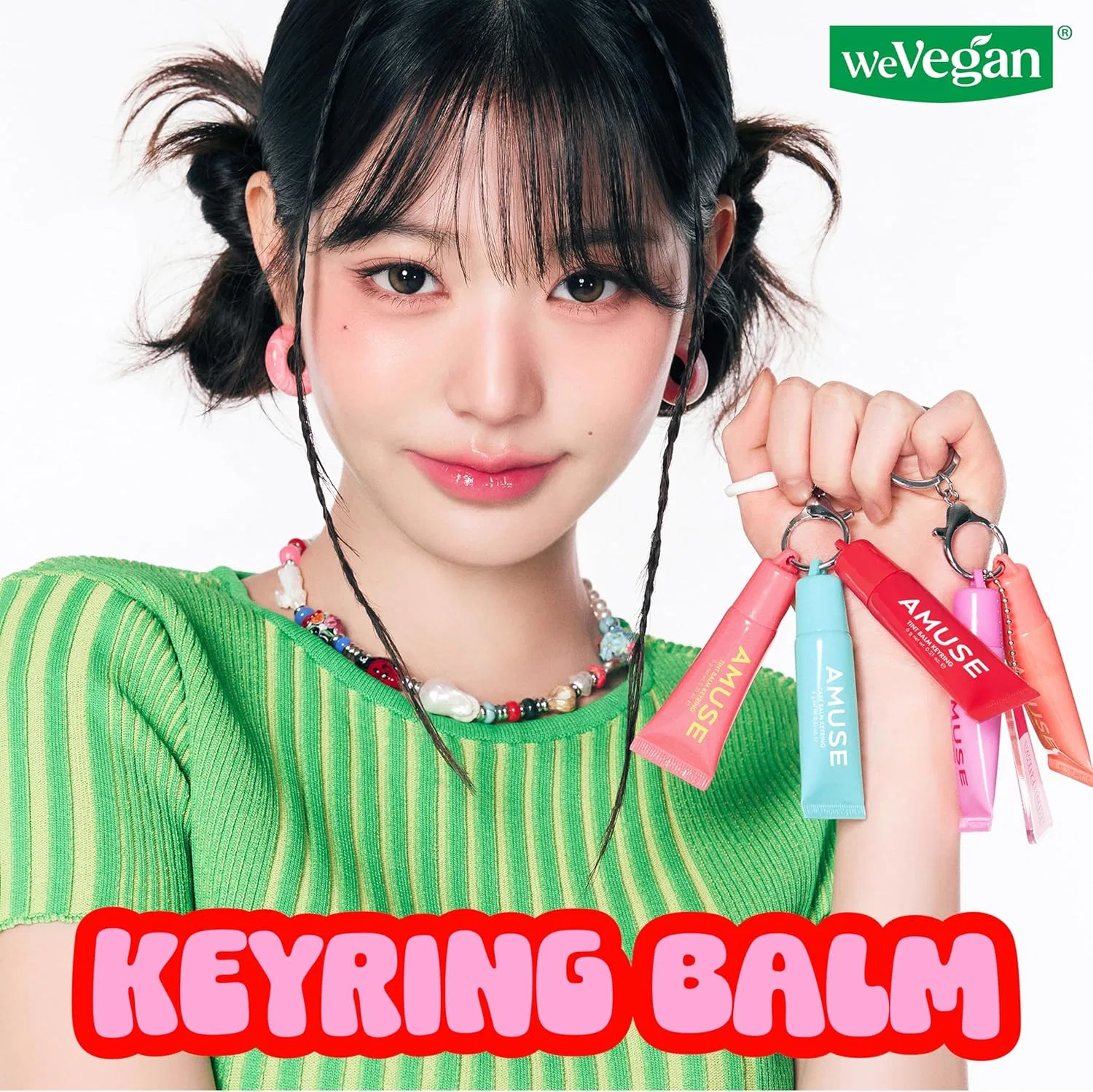 Тинт-бальзам для губ AMUSE Care Tint Balm Key Ring 02 Happy Girl 6g — фото 2