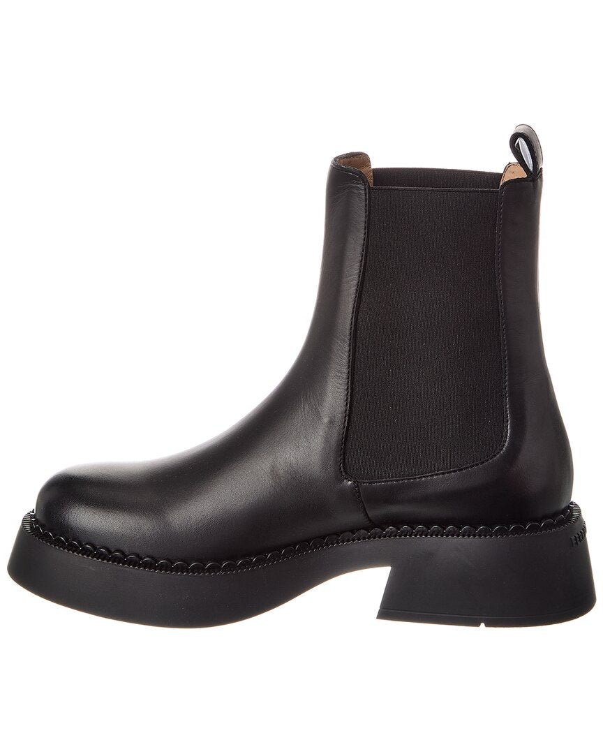 Феррагамо Тиа кожаные ботинки Salvatore Ferragamo, черный — фото 2