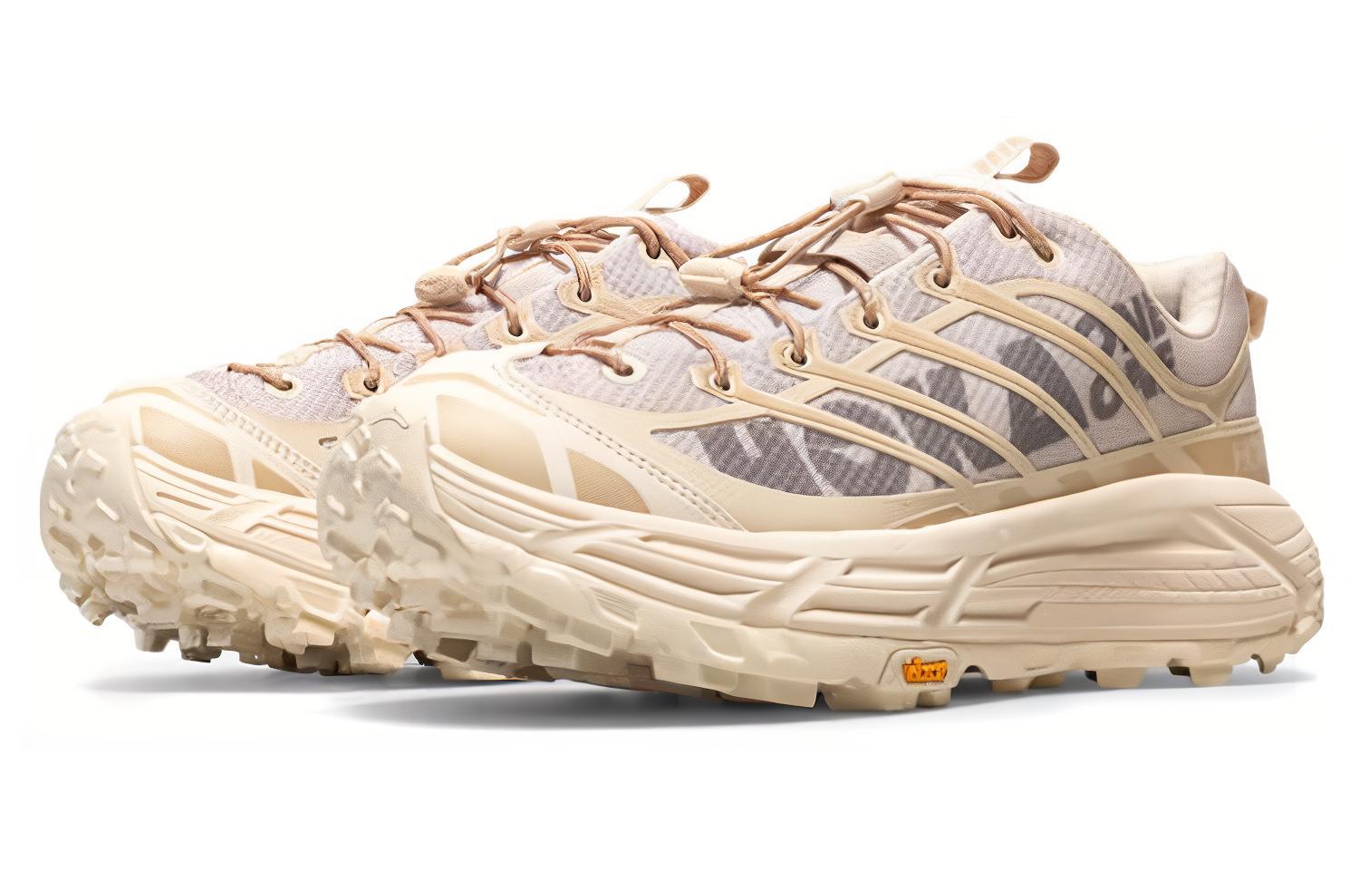Mafate Three2 Яичный Ликер Песчаные Дюны HOKA ONE ONE, Бежево-Желтый — фото 2