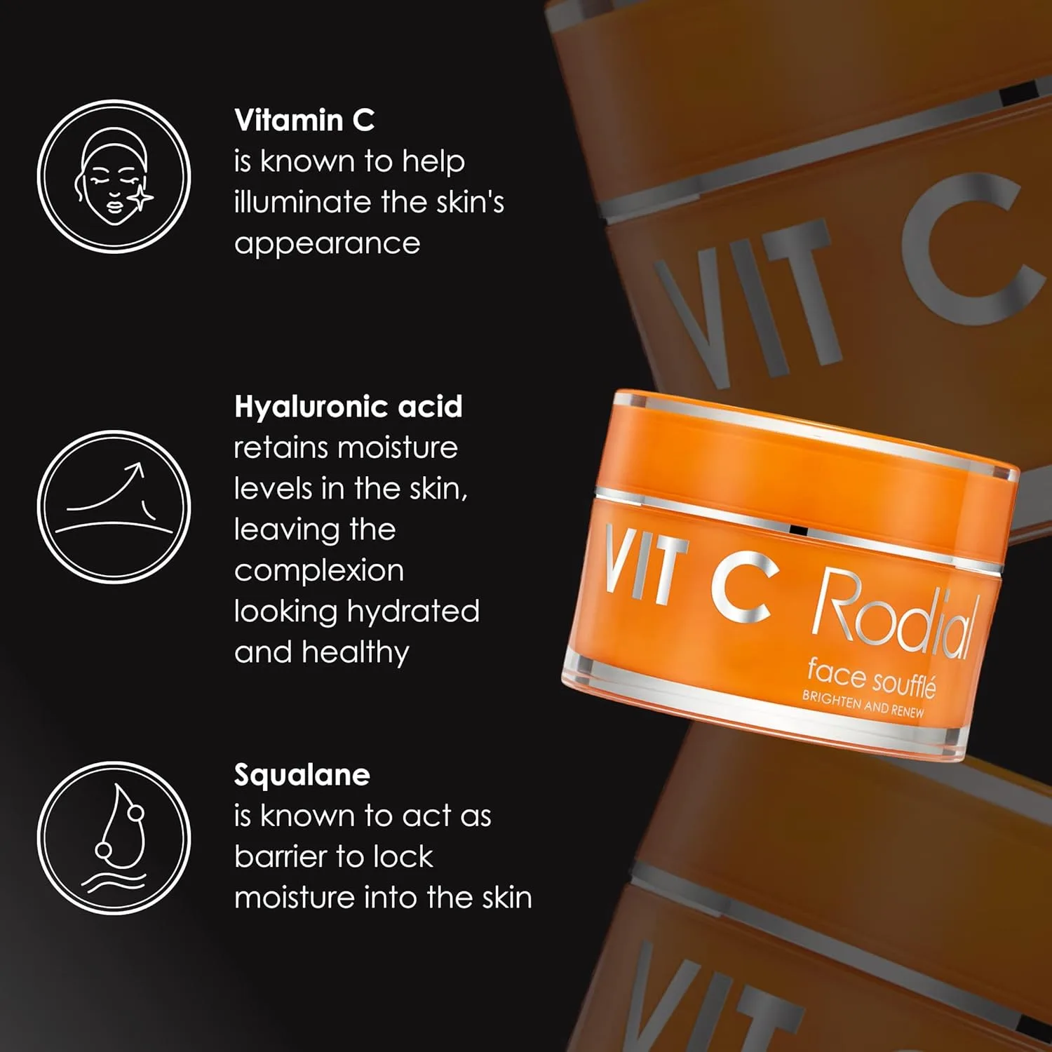 Крем для лица Rodial — Vit C Face Soufflé , формула для сухой/обезвоженной кожи с маслом ши для — фото 2