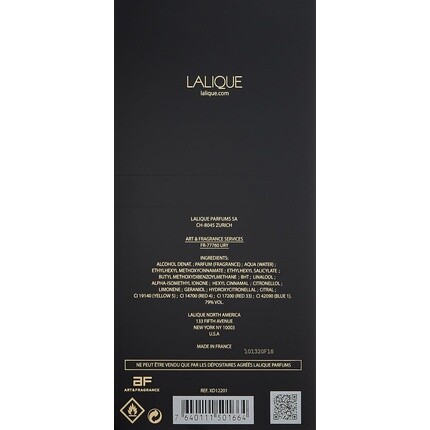 Elegance Animale Noir Premier унисекс парфюмированная вода-спрей 100 мл, Lalique — фото 3