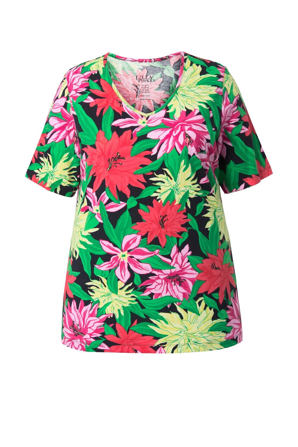 

Ulla Popken Футболка в черном цвете, Черный, Ulla Popken Футболка в черном цвете