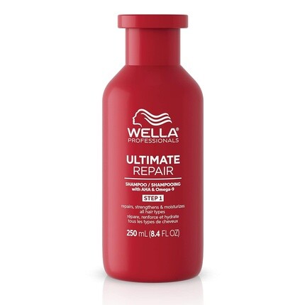 

Professionals Ultimate Repair Shampoo Легкий крем-шампунь для поврежденных волос, 8,4 унции, Wella