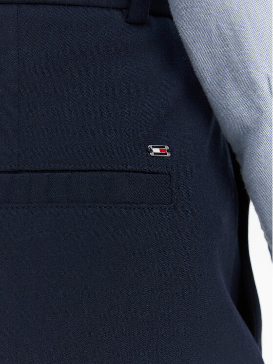Чиносы tapered fit WW0WW44793 Tommy Hilfiger, синий — фото 4