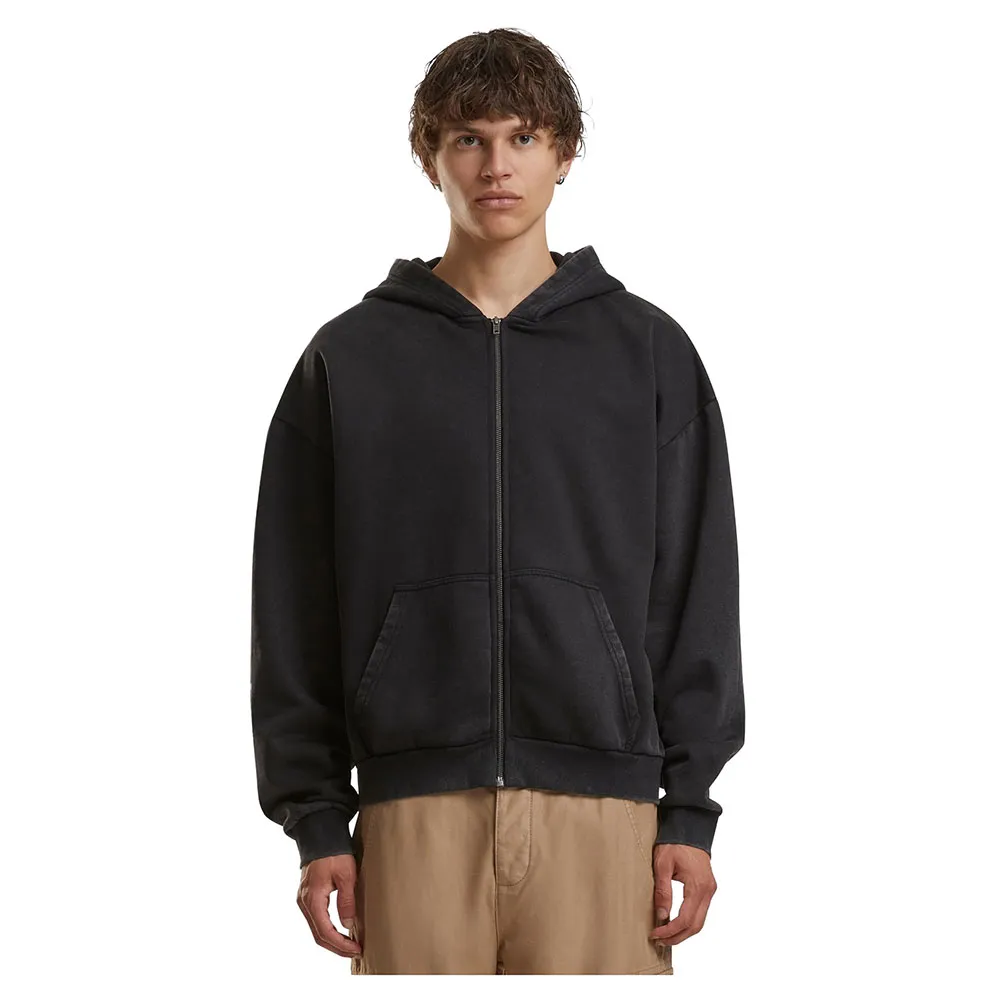 

Толстовка Build Your Brand Vintage Heavy full zip, черный