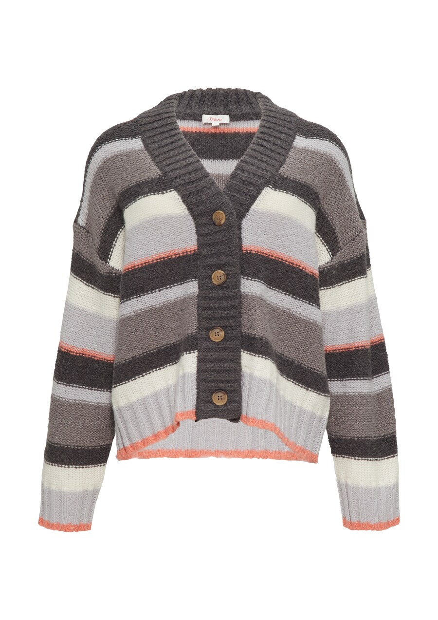 

Вязаный кардиган s.Oliver, цвет Anthracite/Dark grey