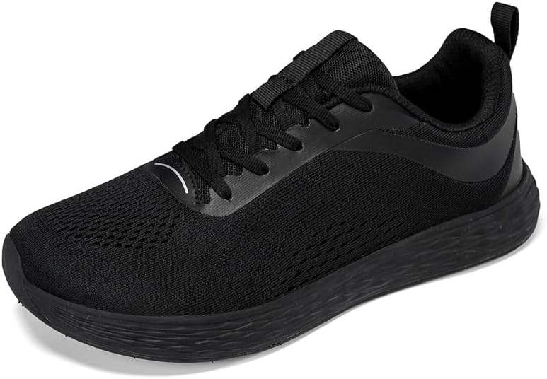 

Мужские повседневные кроссовки HOWLUCK с широкой носковой частью и поддержкой свода стопы, черный