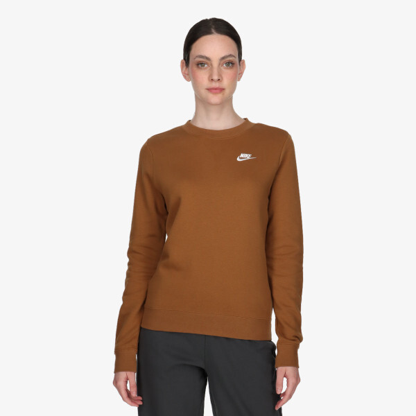 

Флисовая толстовка Sportswear Club Nike, коричневый