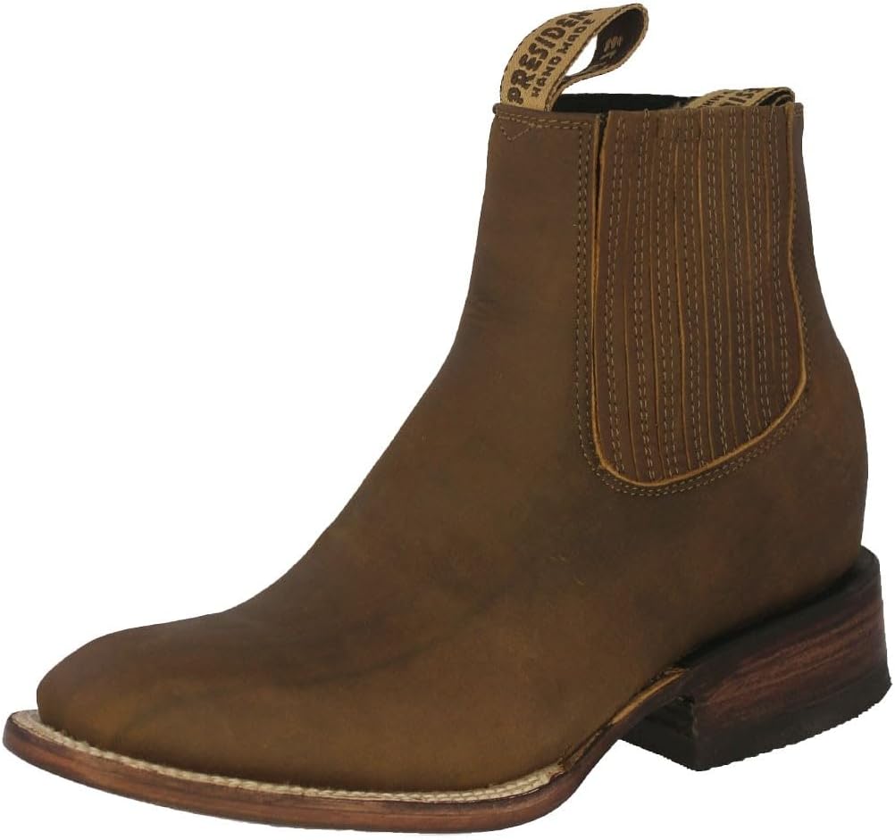 

Мужские ботинки Chelsea El Presidente Mens Honey Brown из кожи в ковбойском стиле