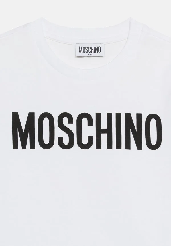 Футболка унисекс с принтом Moschino, Bianco Ottico — фото 4