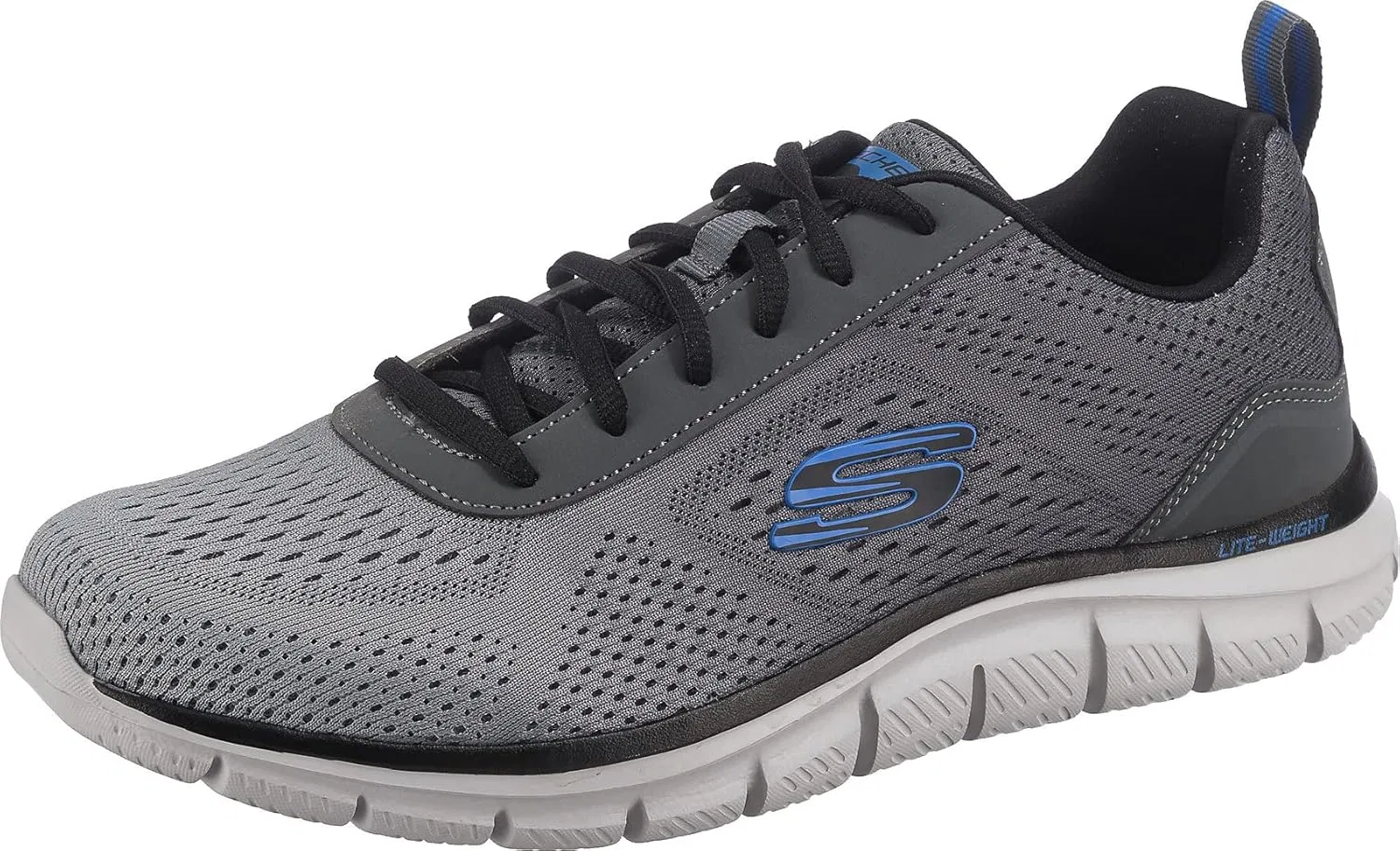 Кроссовки Skechers Men's 204670 CdbSneaker, Charcoal Mesh Black Trim