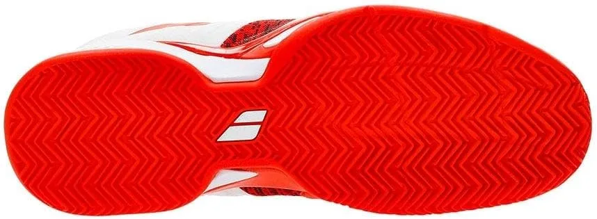Кроссовки Babolat Propulse Blast Clay, белый/красный — фото 2