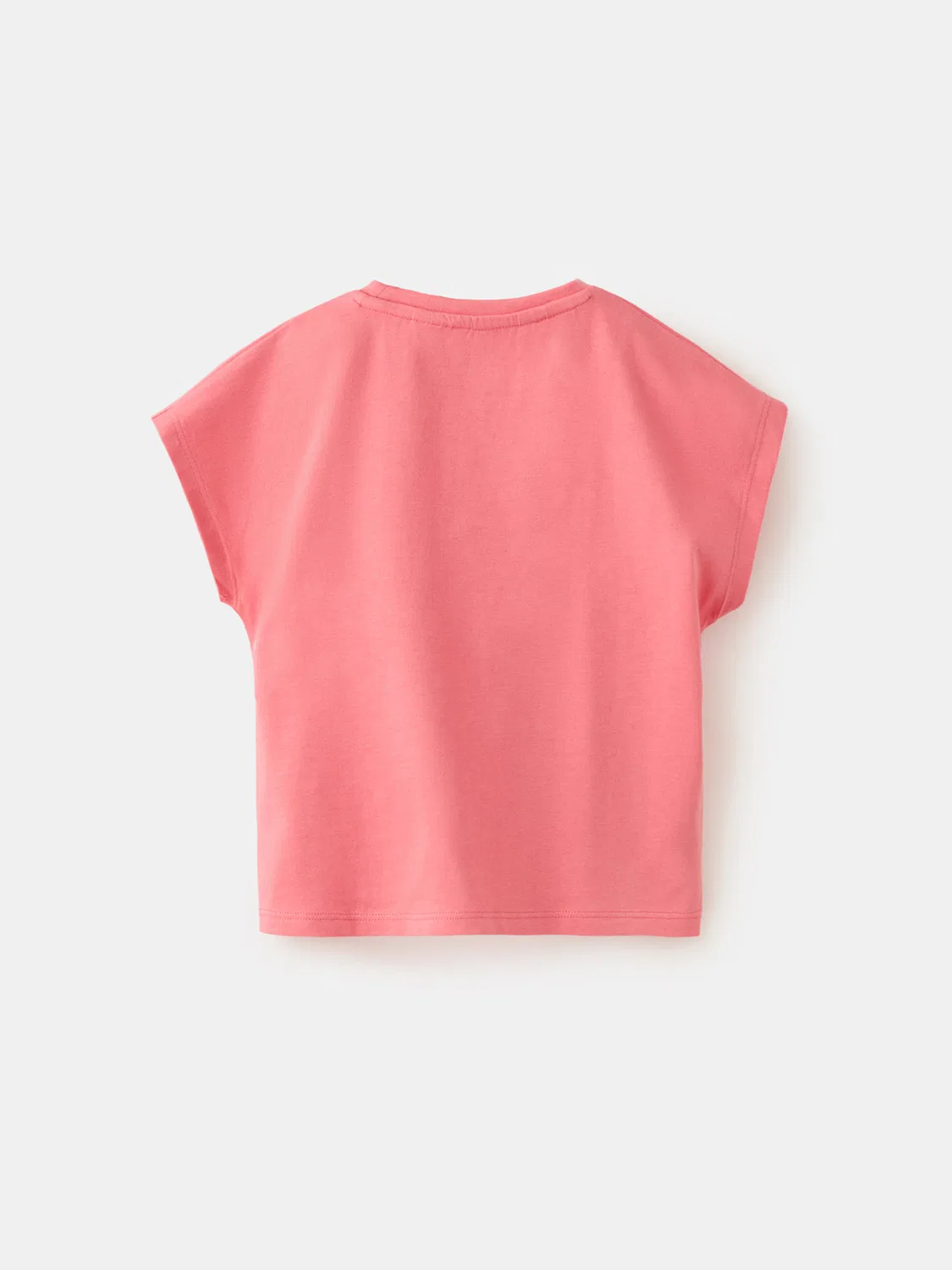 Детская футболка Mango Kids MSURF кораллового цвета — фото 2