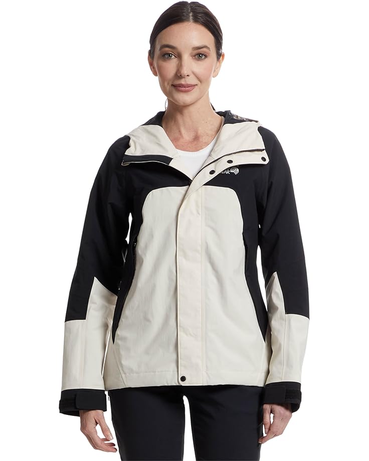 

Куртка Mountain Hardwear 2L Full Zip Jacket, цвет Talc/Black