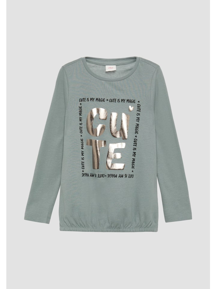 

Футболка s.Oliver T-Shirt langarm, синий