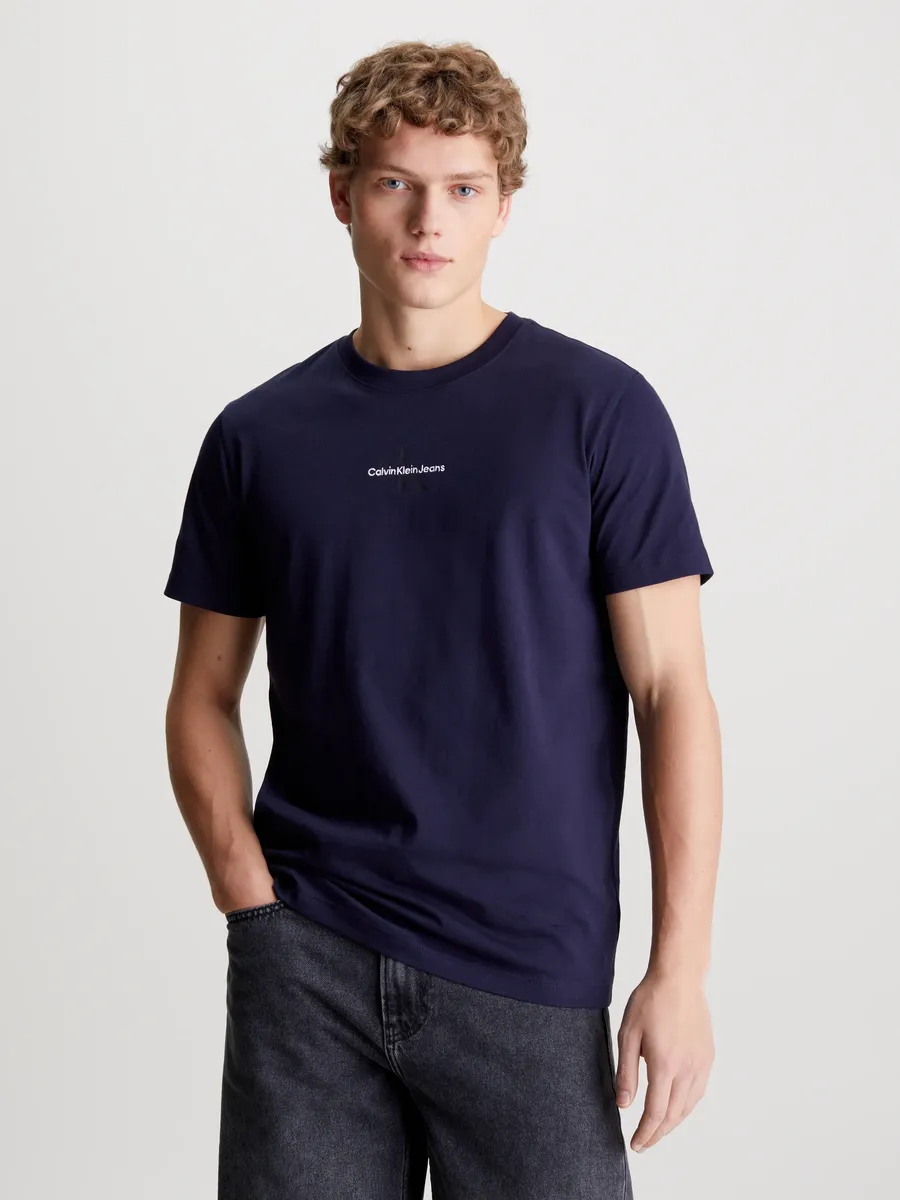 

Футболка Calvin Klein Jeans "MONOLOGO REGULAR TEE" с надписью-логотипом, цвет морской волны