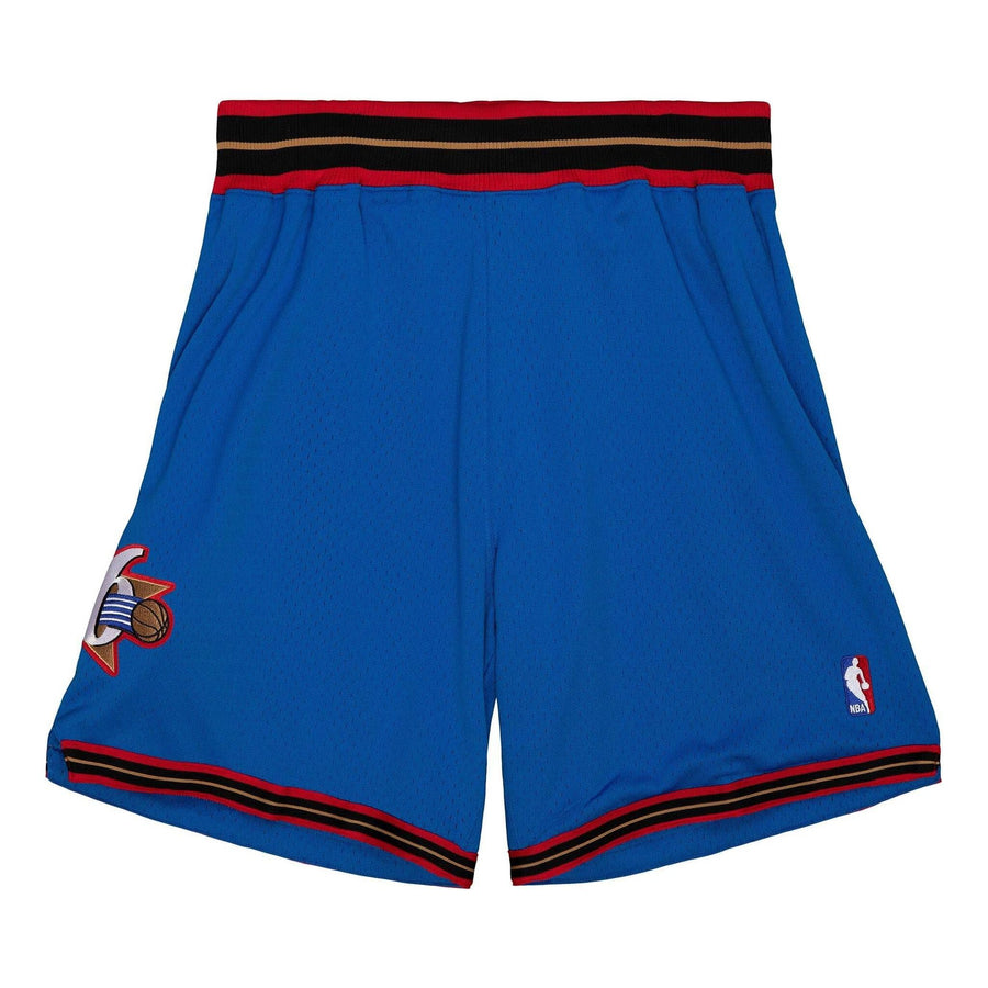 

Спортивные шорты Mitchell & Ness NBA Authentic Shorts Philadelphia 76ers Alternate 1999-100 'Blue Red', синий