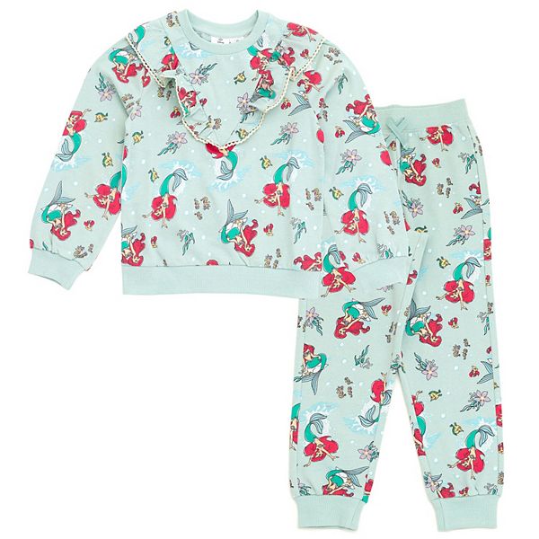 

Комплект из флисовой толстовки и брюк Disney Imagikids, Pale Green Ariel