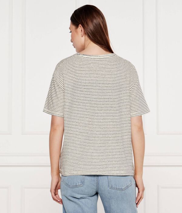 Футболки Loose fit Tommy Hilfiger, экрю — фото 3