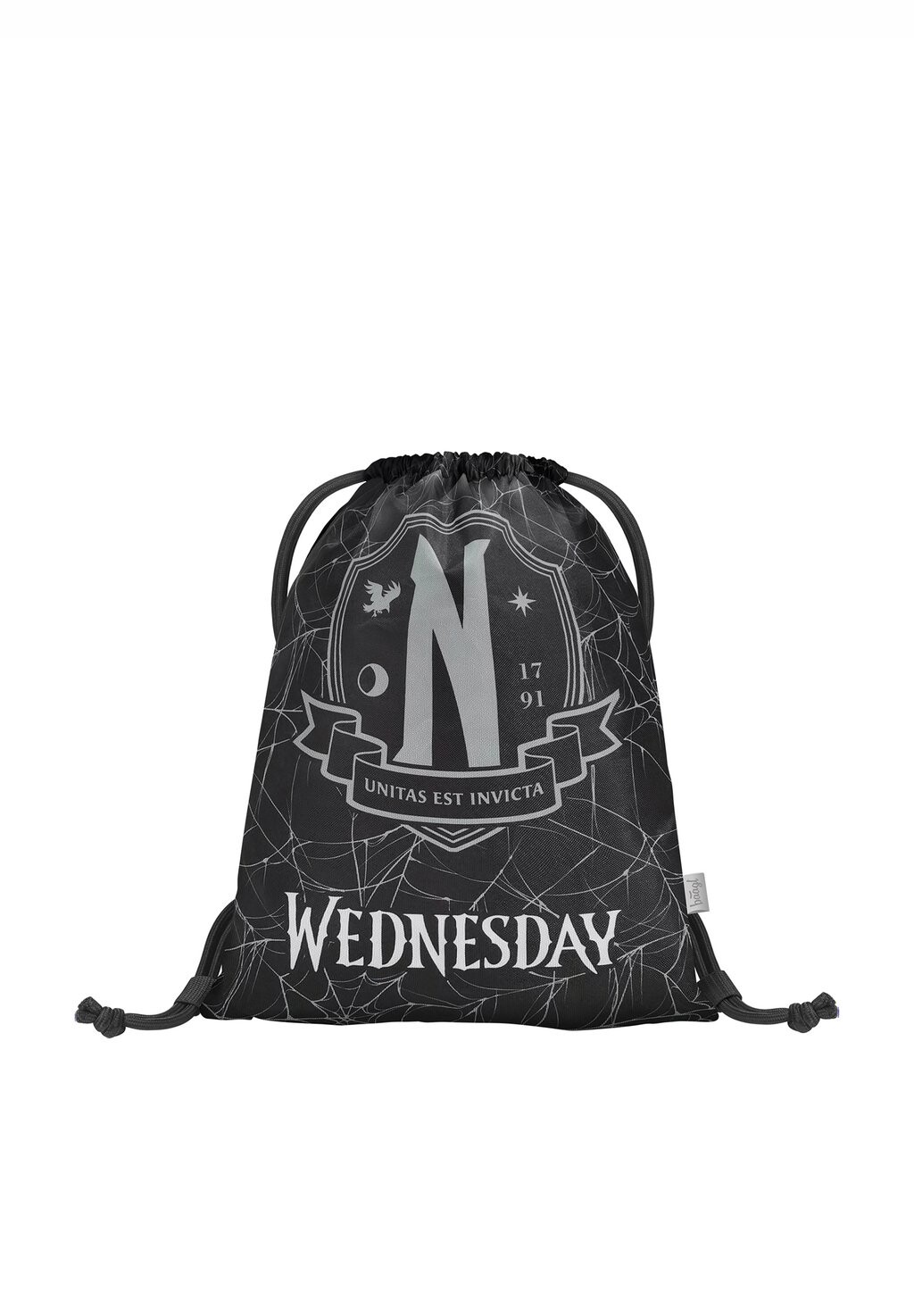 

Спортивная сумка с завязками WEDNESDAY NEVERMORE Baagl, черный