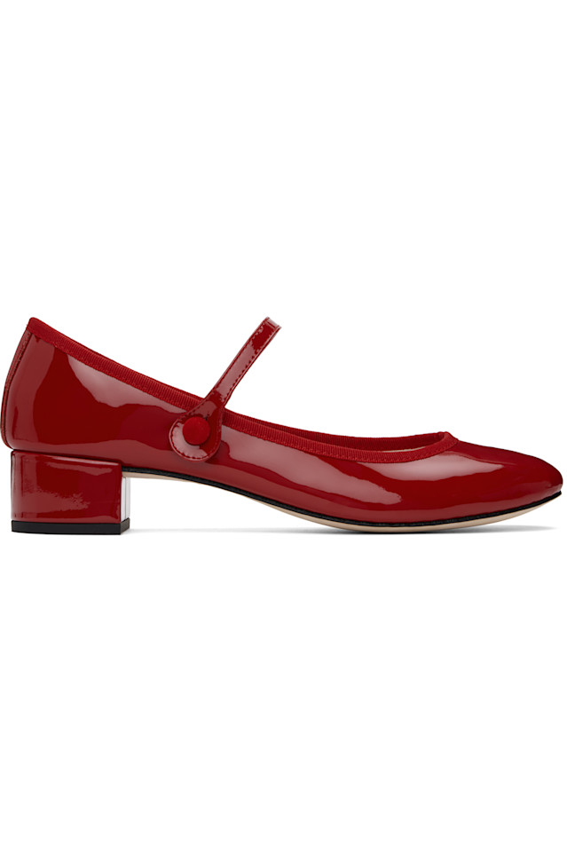 Туфли Rose Mary Jane на каблуке Repetto, красный