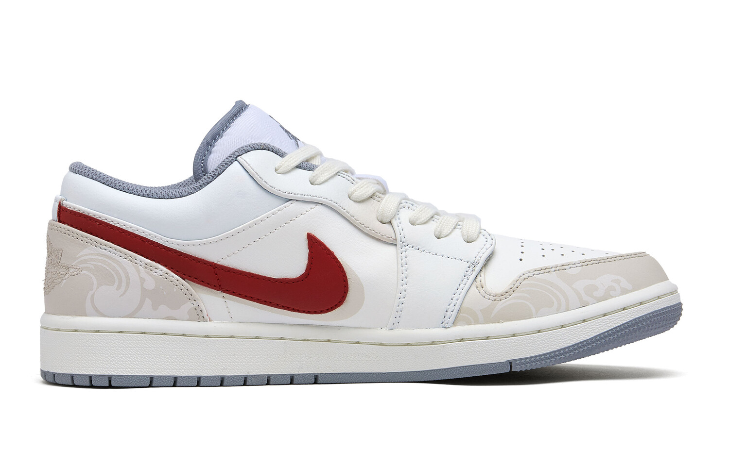 Jordan Air Jordan 1 винтажные баскетбольные кроссовки мужские, White — фото 2