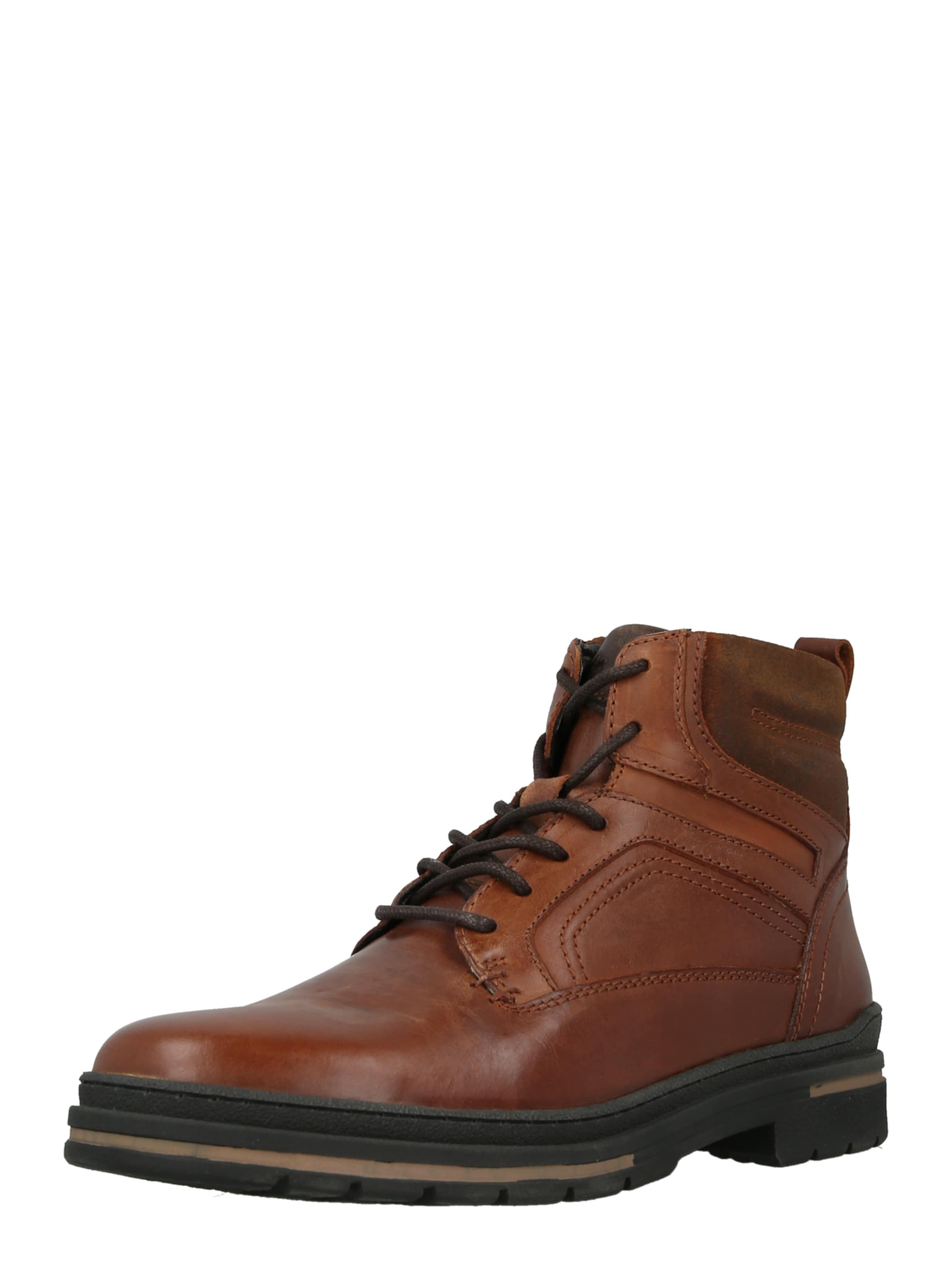 

ABOUT YOU Ботинки на шнуровке 'Aras' в цвете Cognac