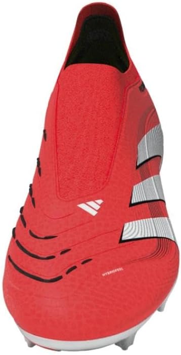 Детские кроссовки Adidas F50 League без шнурков для твердых/универсальных покрытий (унисекс), белый/черный/красный — фото 2