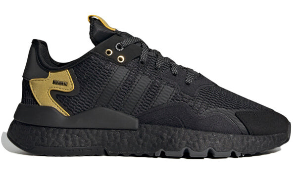 Кроссовки оригинальные nite jogger Adidas, черный — фото 2
