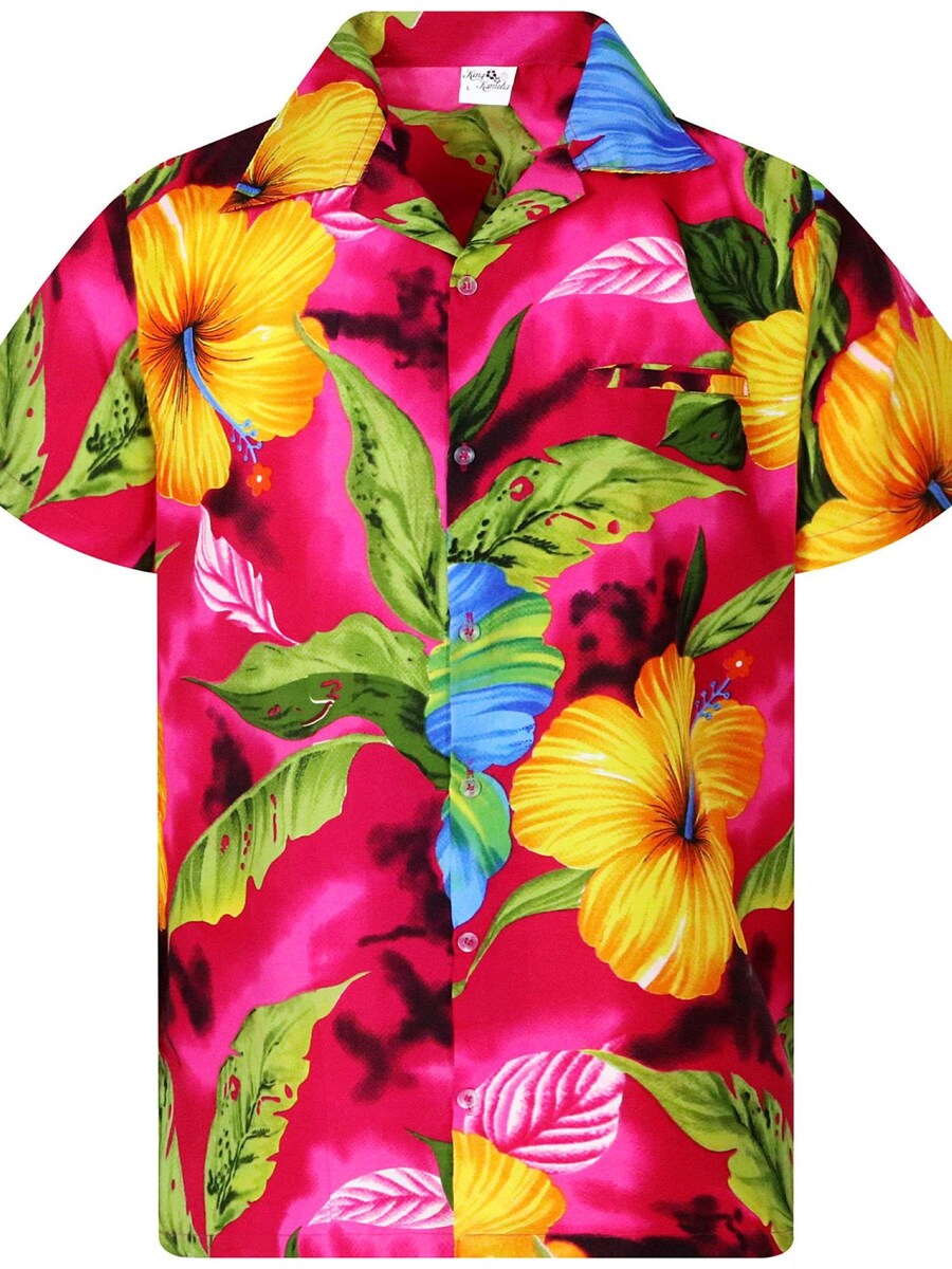 

Рубашка King Kameha Big Flower, розовый