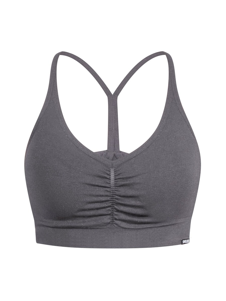 

Спортивный топ-бралетт Smilodox Solid Scrunch, серый