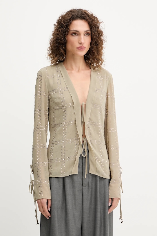 

Блузка Patrizia Pepe, бежевый