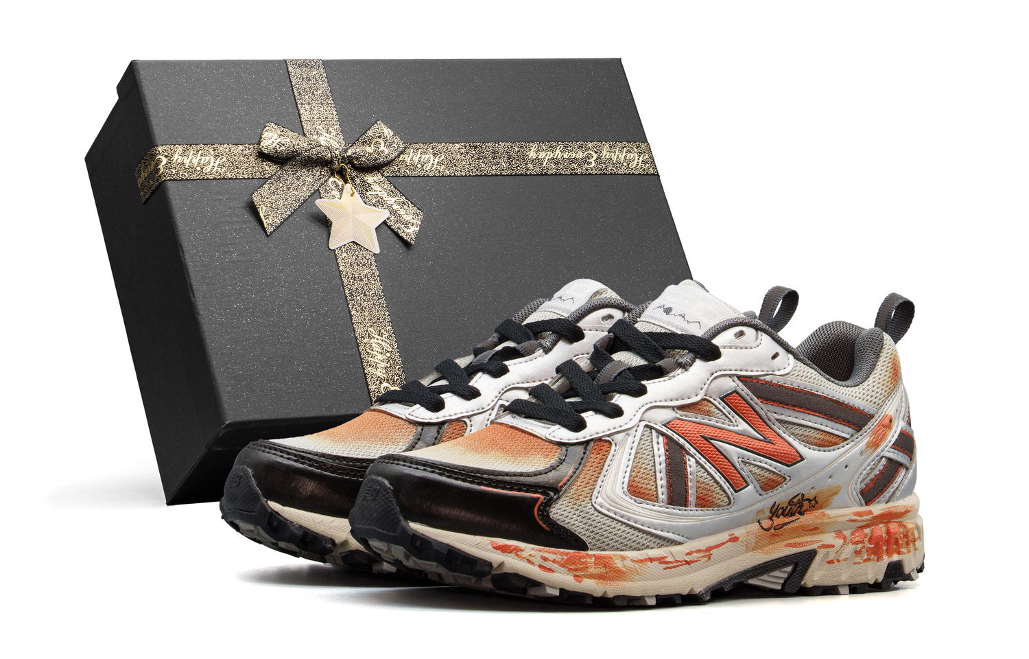 

NB 410 V5 устойчивые к истиранию дышащие низкие кроссовки для бега унисекс оранжевый New Balance, оранжевый Box