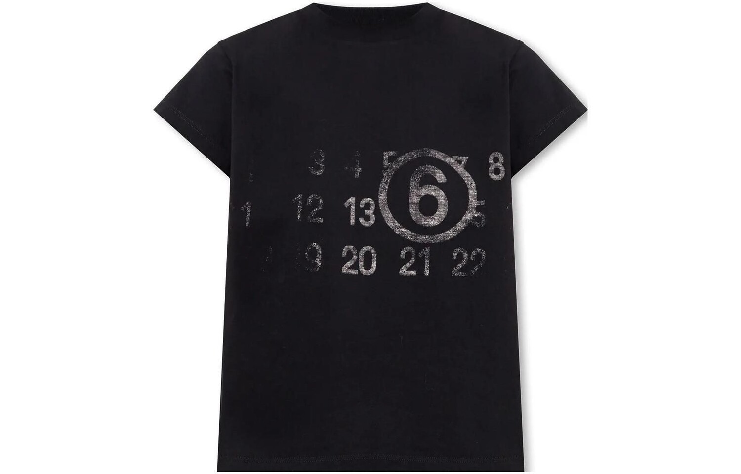 

Футболка женская черная Mm6 Maison Margiela