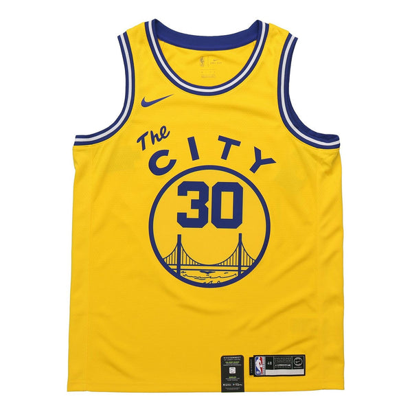 

Футболка nba golden state warriors hardwood classics curry swingman домашняя майка Nike, желтый