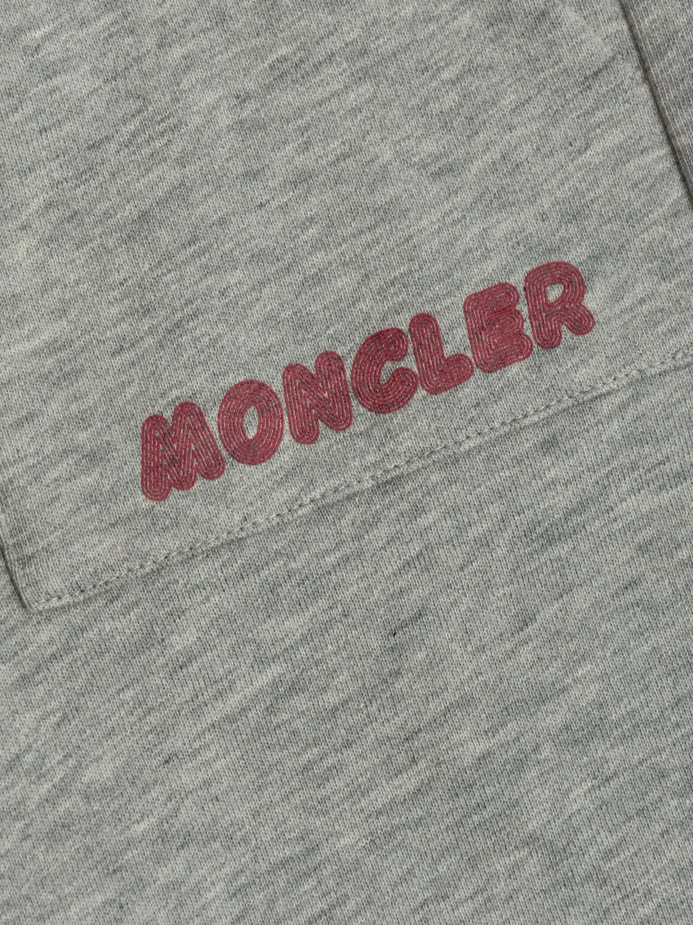 Спортивные шорты с логотипом Moncler Enfant, серый — фото 3