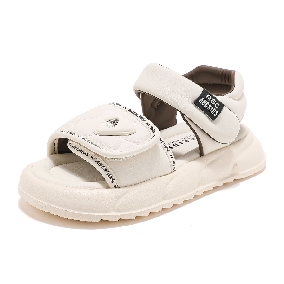 

Нескользящие, легкие, амортизирующие, низкие сандалии для детей ABC KIDS, бежевый