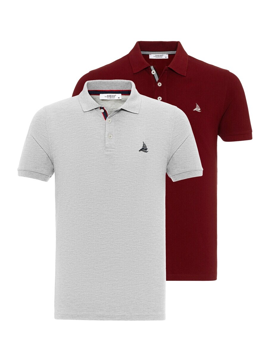 

Футболка By Diess Collection, цвет Grey/Bordeaux
