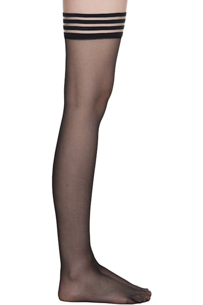 

Черные носки Mira Stay Up Swedish Stockings