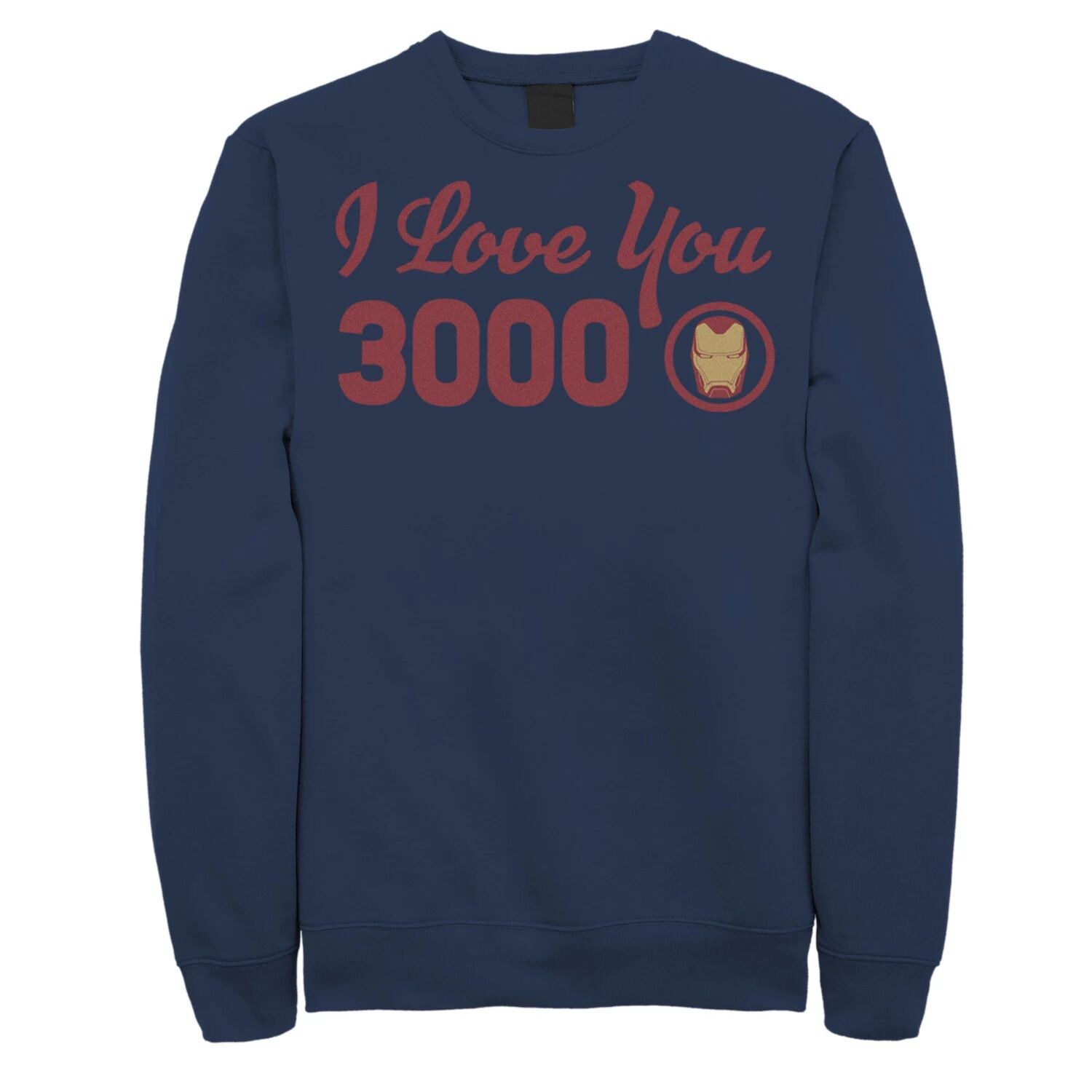 

Мужской свитшот Iron Man I Love You 3000 Marvel, синий