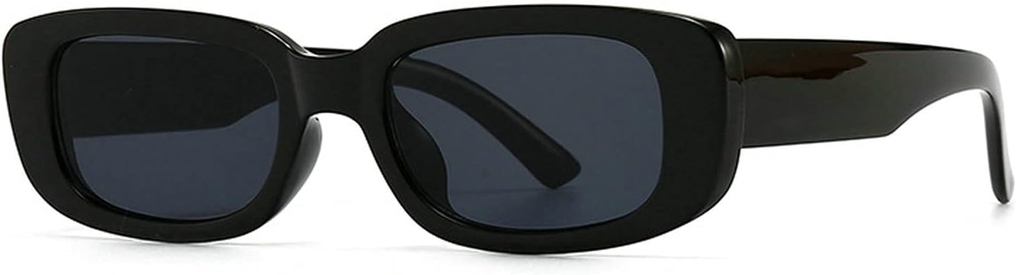 

COTIA Модные маленькие прямоугольные женские солнцезащитные очки в стиле ретро с леопардовым принтом, желтого цвета, солнцезащитные очки UV400, модные мужские квадратные солнцезащитные очки, Black