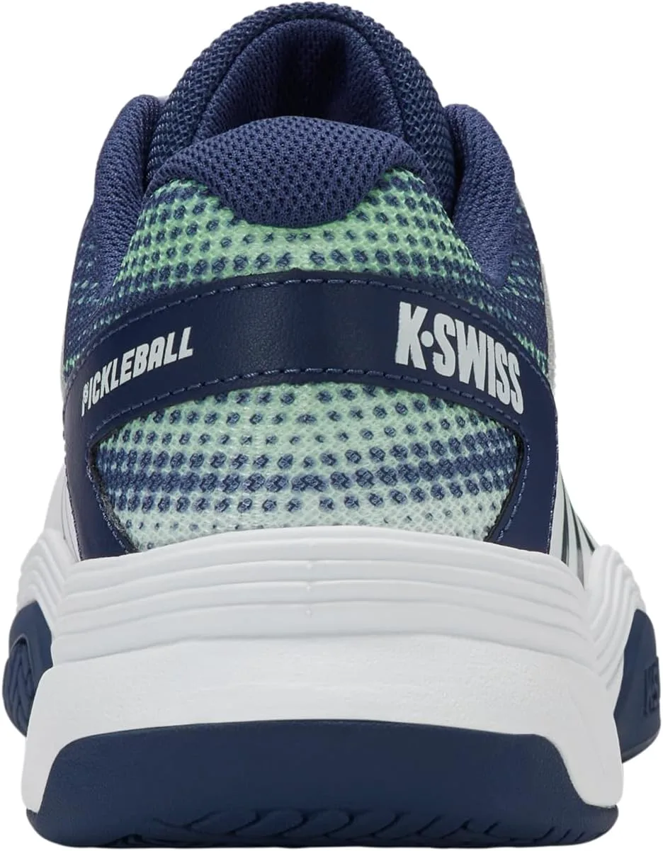 Мужские кроссовки K-Swiss Court Express для пиклбола, белый/зеленый — фото 4