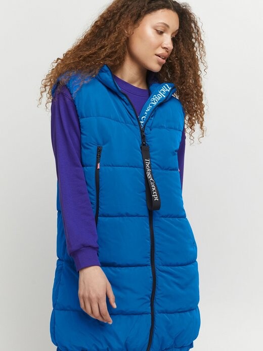 

Длинный жилет jcalina Thejoggconcept., синий
